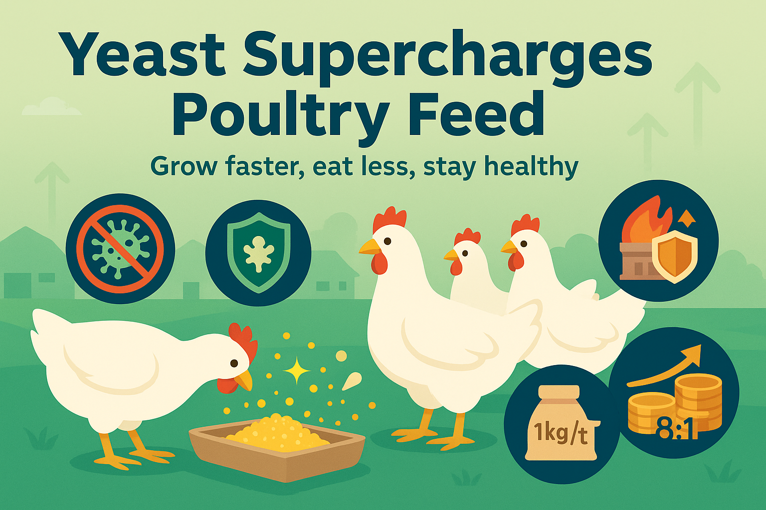 feed yeast poultry formulation chart